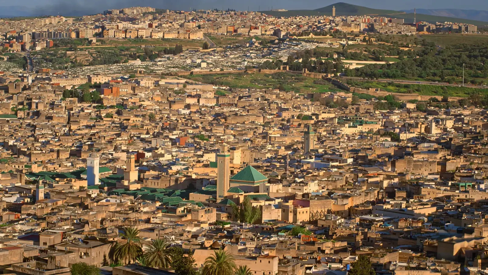 Fes Medina Aerial