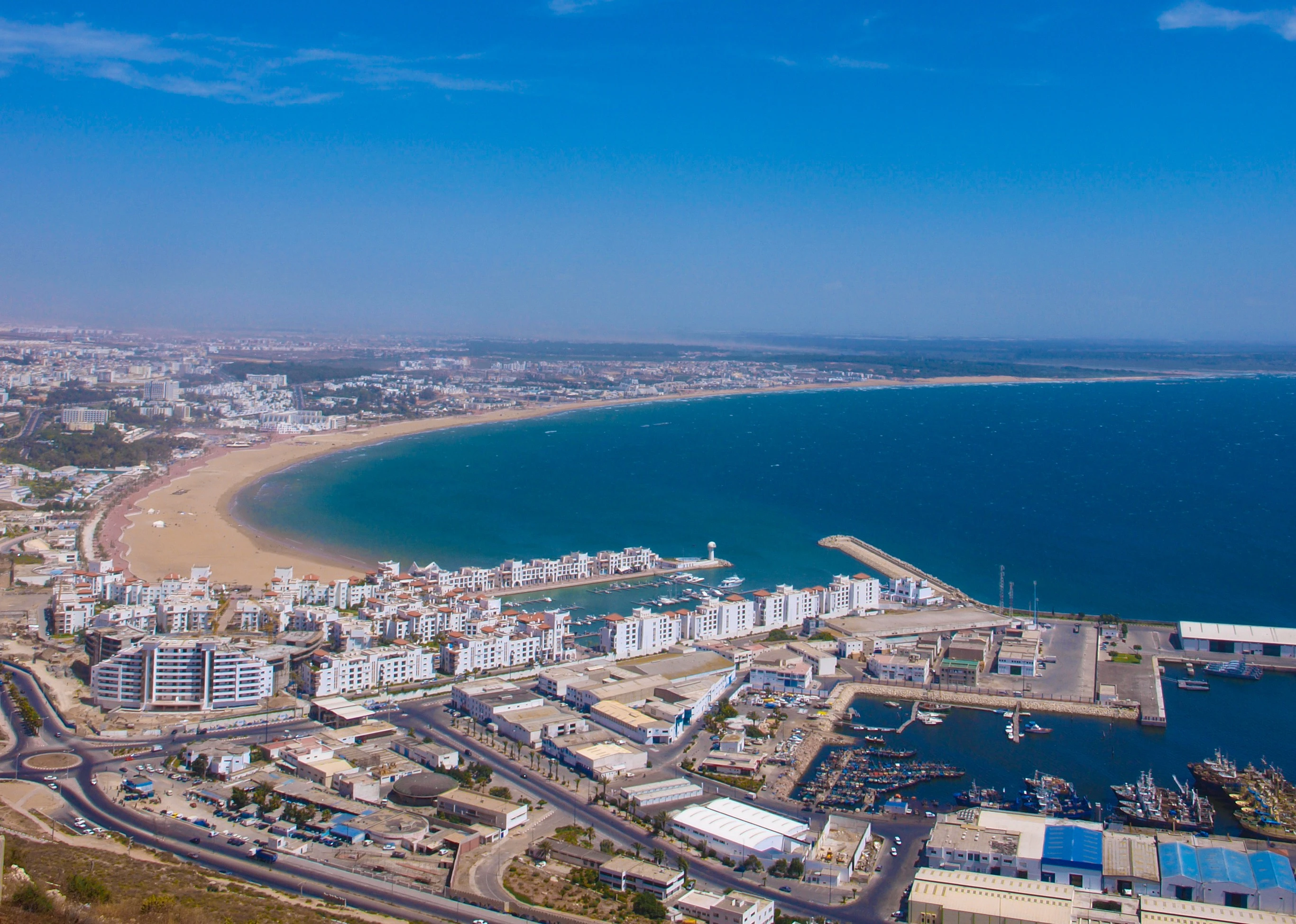 Agadir Bay from Above