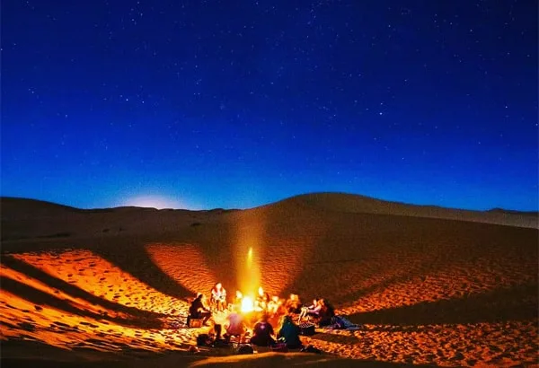 Gathered Around the Campfire, Sahara