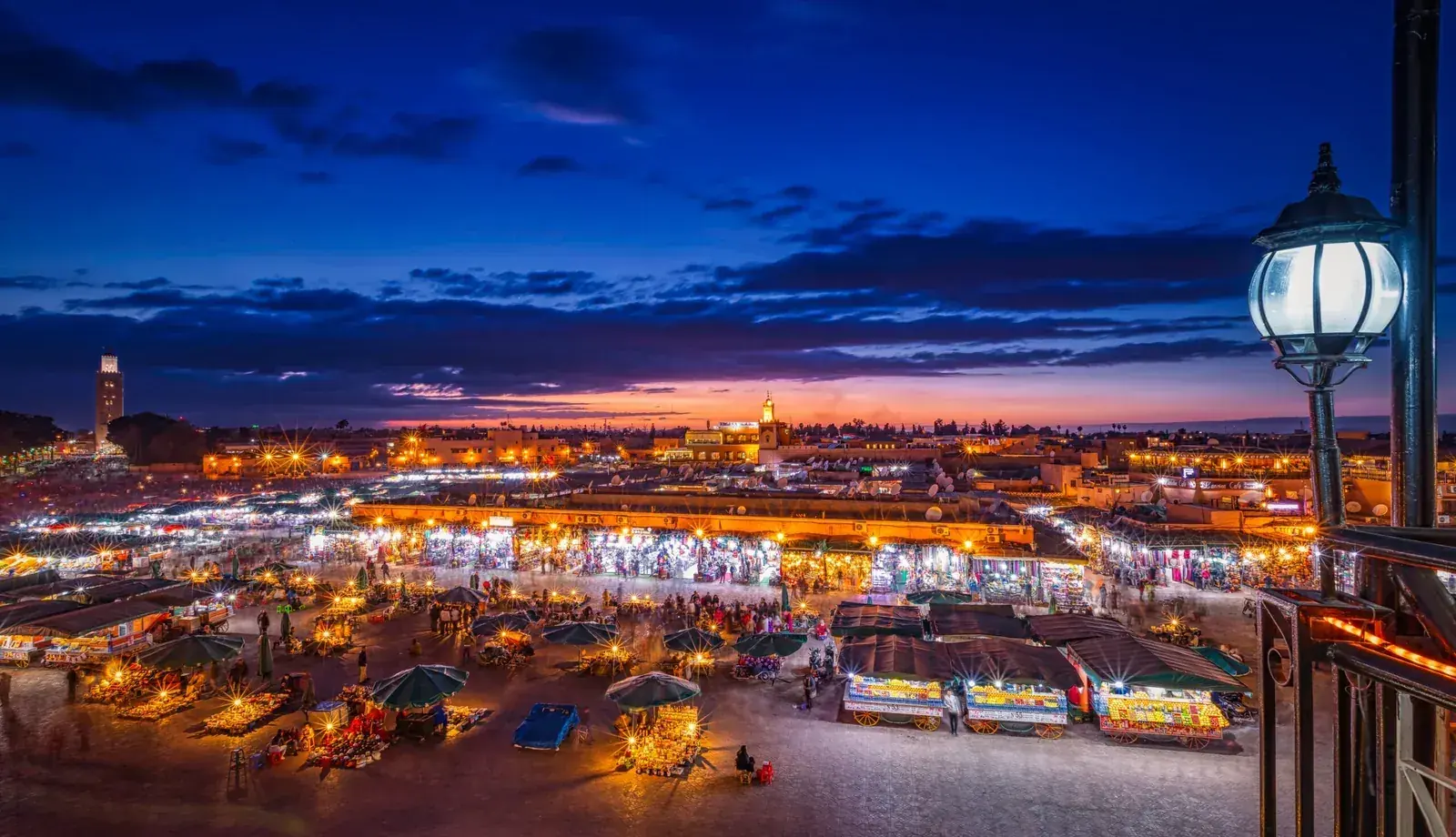 Jemaa el-Fna Square at Dusk