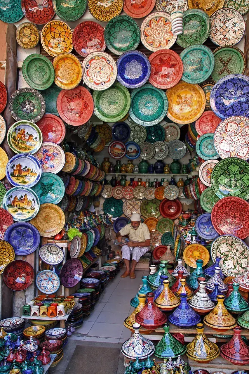 Hand-Painted Ceramics Souk, Marrakech