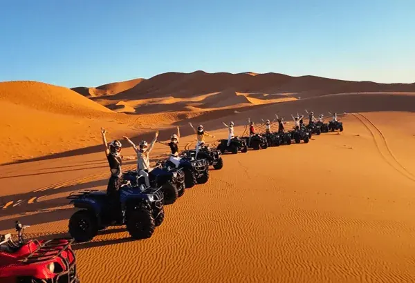 Quad Biking Across the Dunes