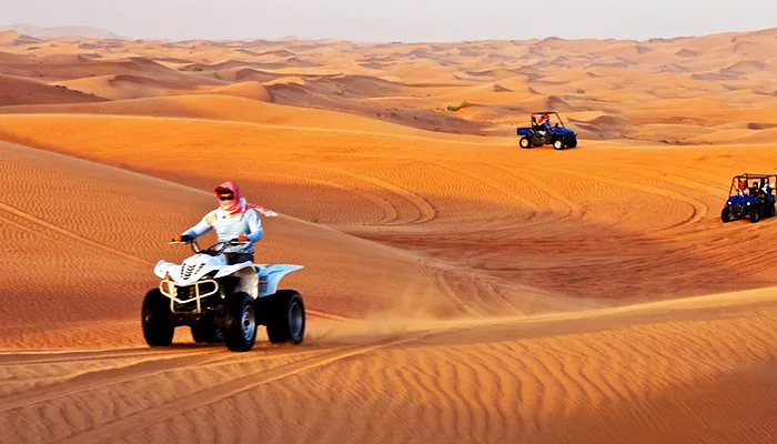 Quad Biking the Dunes